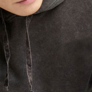 Sweats à capuche à séchage rapide et respirants, lavage à l'acide, impression personnalisée du logo, sweats à capuche pour hommes de haute qualité, lavage à l'acide - Product Image 4