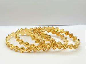 Dubai 24KT <b>Gold</b> <b>Plated</b> Women's 4pcs High-Grade <b>Bangles</b> Set Popular Budget-Friendly 2 GRM Accessory Fashionable <b>Bangles</b> - Product Image 5