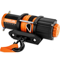 Vente Chaude Treuil Électrique 4x4 12V 5 Tonnes avec Télécommande Sans Fil pour Voiture ou Camion, Capacité 10000-12000 lbs