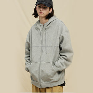 Sudaderas con Capucha para Hombre, de Alta Calidad, con Cierre, Gruesas, 360 g/m², Estilo Urbano, 100% Algodón, con Cierre y Logotipo Impreso para Personalizar - Product Image 4