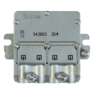 Mini-splitter a 3 vie EasyF per segnali SMATV (Televes 543603) (Confezione sfusa) - Product Image 1