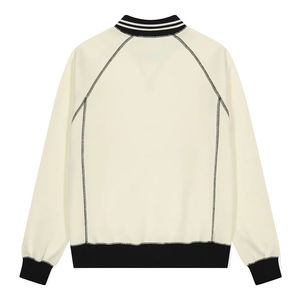 Nuovo Design Logo personalizzato Premium felpa ricamata Jacquard Rugby maglia collo a righe manica lunga - Product Image 2