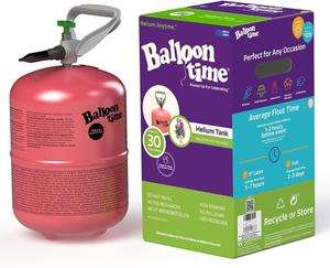 Réservoir d'hélium Party Factory pour jusqu'à 50 ballons en latex cylindre d'hélium 14.1 à vendre avec livraison gratuite aux états-unis europe australie - Product Image 1