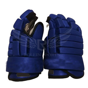 Guantes de Hockey sobre Hielo de Cuero de Alta Calidad con Palma Reforzada, Diseño de Dedos Completos Smart Guard, Correa de Muñeca Ajustable para Uso Prolongado - Product Image 2