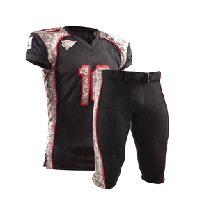 GANTS Uniforme de football américain de ville comprenant un maillot avec panneaux respirants et un pantalon de protection multicouche pour le jeu agressif - Product Image 6