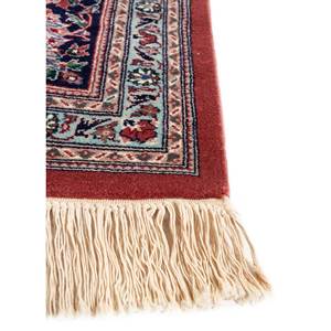 Tapis en laine noué à la main Aalam, motif médaillon abstrait persan Tabriz, couleur ivoire, design rectangulaire pour couloir, salon et chambre - Pae-4942 - Product Image 4