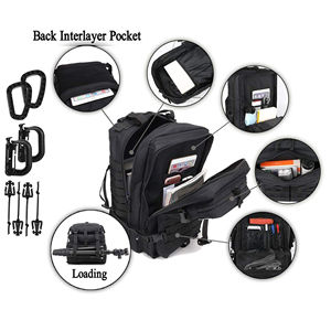 Sac à dos tactique tendance avec impression de logo personnalisé Système de rangement confortable à plusieurs compartiments en PVC pour l'extérieur - Product Image 2