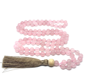 Quartz rose naturel de haute qualité Jap Mala vente en gros Jap Mala pour hommes et femmes à des fins religieuses chapelet - Product Image 6