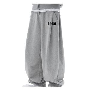 Pantalon de survêtement pour homme en toile, taille mi-haute, doublure en polaire, séchage rapide, sensation de chaleur, construction robuste, mouvement fluide, streetwear décontracté - Product Image 1