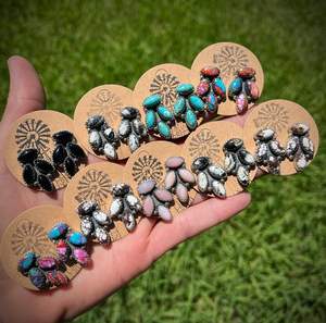 Boucles d'oreilles en argent sterling faites à la main Design artisanal Bijoux délicats Cadeau parfait pour les femmes - Product Image 1