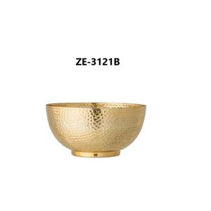 Tazón de Metal de Diseño Artesanal para un Estilo de Vida de Lujo, Tazón Decorativo para Hoteles y Resorts, Seguro y Plateado - Product Image 2