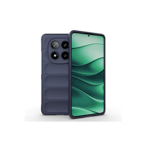 Coque de protection souple en silicone TPU Netzy 4G Ins pour Poco X7, design ajouré au motif ethnique pour Xiaomi Vert - Product Image 2