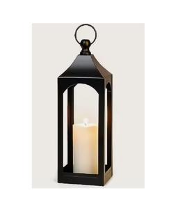 Lanterne marocaine faite à la main pour mariages et fêtes Bougie en métal doré suspendue et vaisselle pour éclairage décoratif - Product Image 3