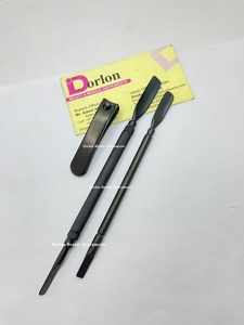 ที่ดันเล็บสองด้านพร้อมที่ตัดเล็บอุปกรณ์ดูแลเล็บพลาสม่าสีดำคุณภาพยั่งยืนทำจากสแตนเลส - Product Image 4