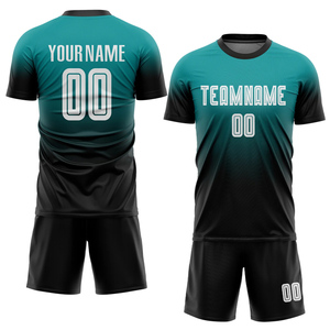 Benutzer definierte Herren Fußball Fußball Uniform Sportswear Trikot mit Nummern druck Kinder Altersgruppe Sublimation Fußball tragen - Product Image 3