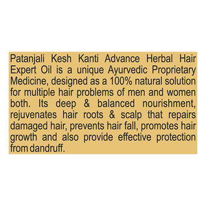 Patanjali Kesh Kanti Huile de cheveux aux herbes 100 ml - Product Image 5