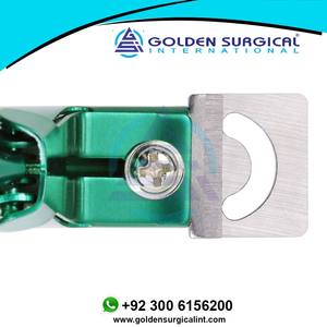 Cortaúñas Metálico de Acero Inoxidable para Manicura y Pedicura, Verde Acrílico, para Uñas Postizas |   Instrumentos de Belleza, Herramientas de Salón - Product Image 4