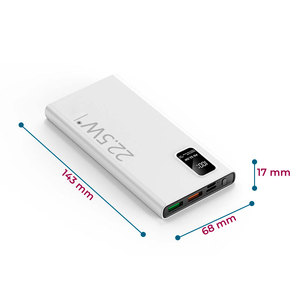 Power Bank Portatile da 10000mAh con Logo OEM, Caricabatterie Esterno in Plastica, Batteria Li-Polymer con Capacità di 50000mAh - Product Image 2