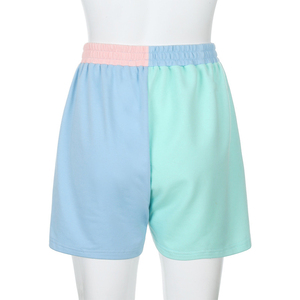 Pantalones cortos personalizados de color de contraste de color para mujer Pantalones cortos personalizados para el hogar Pantalones cortos deportivos personalizados - Product Image 3