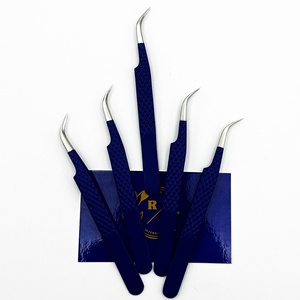 แหนบขนตาสแตนเลสน้ำหนักเบาเป็นมิตรกับสิ่งแวดล้อมด้ามจับแข็งแรงพร้อมปลายแหลมอย่างยั่งยืนสำหรับการต่อขนตา - Product Image 6