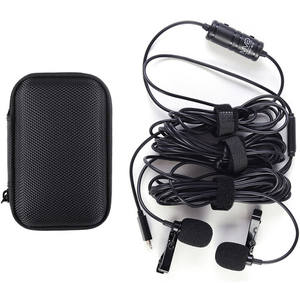 GVM-VM60 Double GVM Cravate Microphone avec Connecteur de Foudre pour les Appareils iOS - Product Image 6
