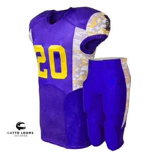 Equipo personalizado OEM camiseta de fútbol americano y uniforme de impresión sublimada nombre y número personalizados - Product Image 1