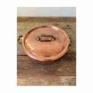 Olla de servicio de cobre de alta demanda para catering, utensilio de cocina de calidad, respetuoso con el medio ambiente, seguro, fabricado y exportado - Product Image 5