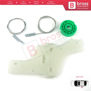 BWR1163 Window Regulator Repair Kit Rear Left for 508 MK1 W23 8D 8E 2010-2018 4/5 <b>Door</b> 9223H6 - Product Image 2