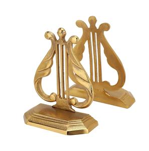 Sujetalibros de perro sentado de latón estatua elegante figura de Metal de bronce sujetalibros de perro para decoración de hogar y oficina accesorio decorativo de mesa - Product Image 5