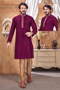 Pyjama Kurta droit indien de superbe qualité pour hommes Vêtements ethniques à la mode du Pakistan Pyjama Kurta pour hommes - Product Image 6