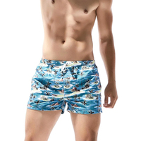 Shorts de bain pour hommes, séchage rapide, imprimé uni, 100% polyester, légers, fitness, course à pied, décontractés, été