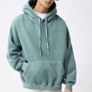 เสื้อฮู้ดพืชสองชั้นสำหรับทุกเพศ400 GSM ผ้าฟลีซ100% ปักลายสไตล์สตรีทแวร์สำหรับฤดูหนาว - Product Image 3