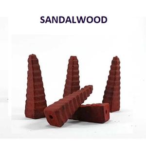 Natural Sandalwood Pyramide Backflow <b>Incense</b> <b>Cones</b> Wholesale Supply at Leading Price ( Red ) - Product Image 1
