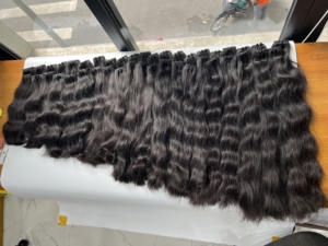 Extension de cheveux humains Vietnam Remy Hair Natural Wave Hair Weaving Raw - Product Image 3