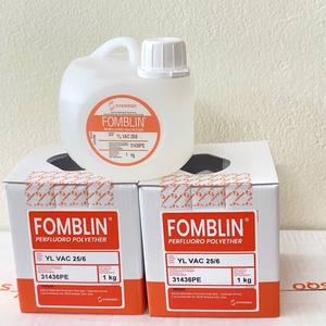 Perfluoropolyéther (PFPE) Solvay Fomblin YL VAC 25/6 huile de base lubrification sous vide élevé emballage 5 kg/boîte d'origine - Product Image 3