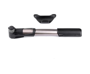 Mini pompe à vélo double cylindre en aluminium Poignée en T Presta Valve 80-130PSI pour VTT Anneau de natation Ballon Yoga Ball - Product Image 3