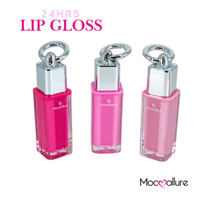 Contenitore Cosmetico da 4ml per Lucidalabbra Rosa, Lip Glaze e Lip Tint con Tappo ad Anello per Ciondoli Decorativi - Product Image 1