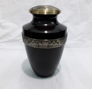 Urna Funeraria de Latón de Alta Calidad para Cenizas Humanas o de Mascotas, Urna Conmemorativa Grabada, Estilo Americano, Multicolor, Artículos Funerarios - Product Image 2