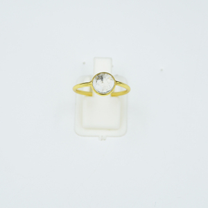 Anillo de Bodas de cuarzo Herkimar antiguo de Plata de Ley sólida 925 india, ajuste de bisel, regalo de moda para mujeres, mayorista directo - Product Image 2