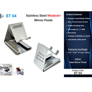 Modesk With Business Card Holder <b>Phone</b> <b>Stand</b> <b>for</b> All Smartphones <b>for</b> <b>Desk</b> Bed Home Outdoor and Indoor Use - Product Image 3