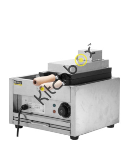 Kitchbox Gaufrier Lokma industriel et commercial en acier inoxydable antiadhésif avec cuisson 1 gaufre en 3 minutes - Product Image 5