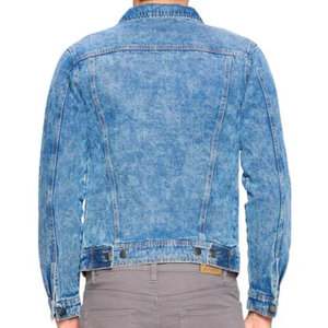 Wholesale Stylish Men's <b>Winter</b> Warm Denim Jacket Customizable with Embroidery Decoration Available in Bulk Quantity - Product Image 6