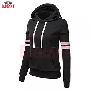 เสื้อฮู้ดดี้สปอร์ตผู้หญิง ดีไซน์หรูหรา สีพื้น ผ้าผสมขนสัตว์/ฝ้าย สำหรับฤดูหนาว ระบายอากาศด้านหน้า แห้งเร็ว - Product Image 2