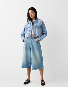 2024 New Style Regular Women <b>Denim</b> <b>Jackets</b> Private Logo Hooded Collar <b>Lightweight</b> Windproof Breathable Eco-Friendly - Product Image 3