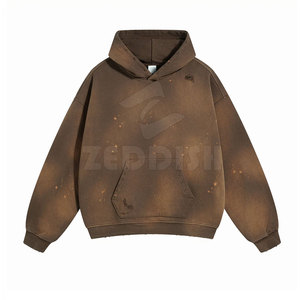 Sudadera con Capucha para Mujer de Alta Calidad, Lavado Ácido, Invierno, Algodón y Poliéster, Ligera, Transpirable, Secado Rápido, Estilo Urbano, Personalizable - Product Image 4