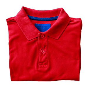 เสื้อยืดผู้ชายผ้าฝ้าย 100% ปักโลโก้ตามสั่ง แบบเรียบง่าย สไตล์กอล์ฟ แขนสั้น ลายเรียบ ผ้าถัก - Product Image 1