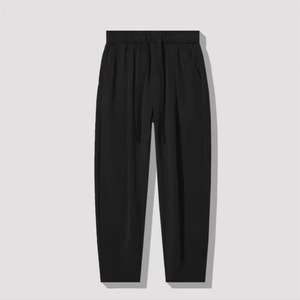 Custom Logo <b>Waterproof</b> Quick Dry Denim Golf Pants Men Casual Slim Fit Pleated Front Drawstring Closure Spandex/Polyester <b>Trouser</b> - Product Image 4