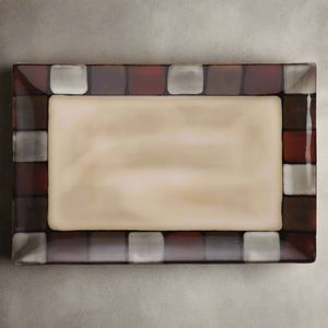 Acacia Wood Serving <b>Tray</b> <b>with</b> Traditional Hand-Carved Design and <b>Handles</b> Elegant Decorative Wooden <b>Tray</b> for Home Kitchen Decor - Product Image 5