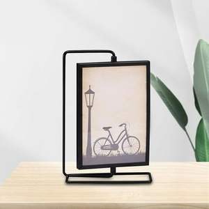 Modern Minimal Metal <b>Photo</b> Frame Desk Display For Office Home Decor Picture <b>Holder</b> With Clean Aesthetic Design - Product Image 5