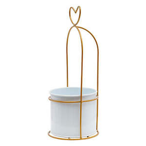 <b>3</b> <b>Tier</b> Simple Design Hydroponics Flower Vase with Metal <b>Stand</b> Wholesale Price Luxury Iron Vase <b>Plant</b> Wedding Decor Bulk Quantity - Product Image 3